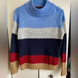 Tommy Hilfiger STRIPE MOCKNECK SWEATER